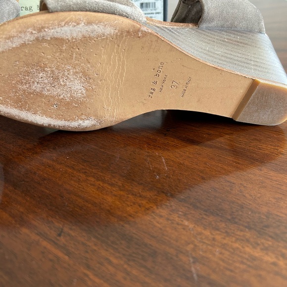 Rag and Bone Damien wedge sandals - Picture 2 of 4
